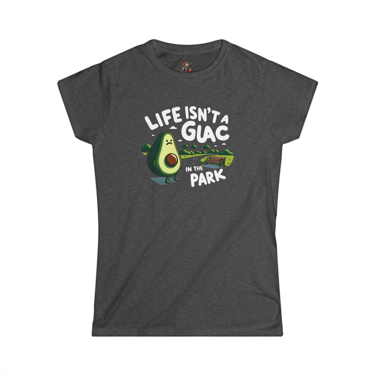 Guac in the Park - Women's Cotton T-Shirt - The Drip Monster