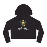 Guac & Roll - Women’s Cropped Hoodie - The Drip Monster