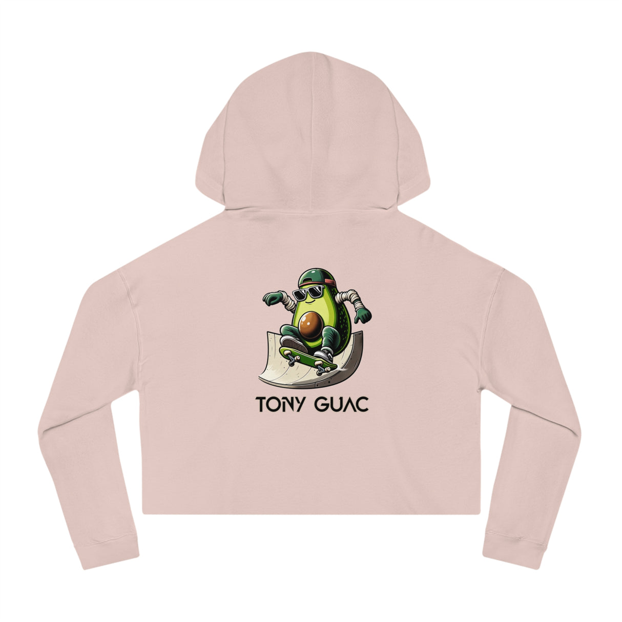 Tony Guac - Women’s Cropped Hoodie - The Drip Monster