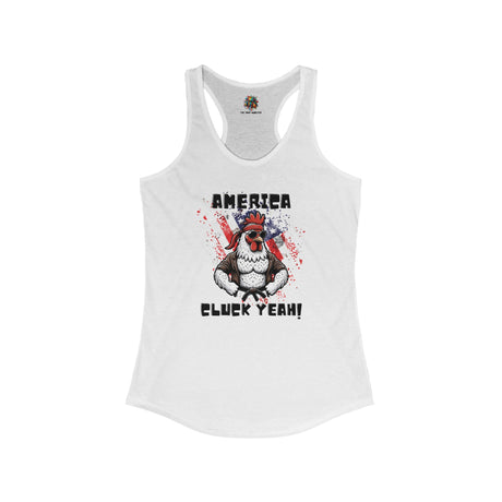 America, Cluck Yeah! - Women's Tank-Top - The Drip Monster