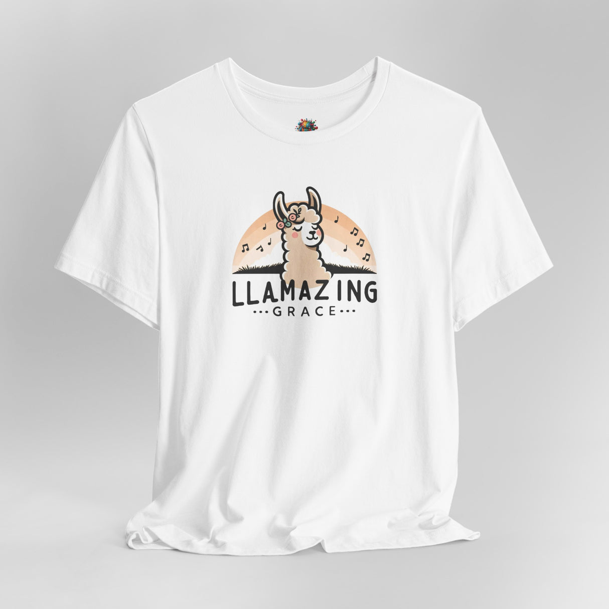 Llamazing Grace - Unisex Cotton T-Shirt - The Drip Monster