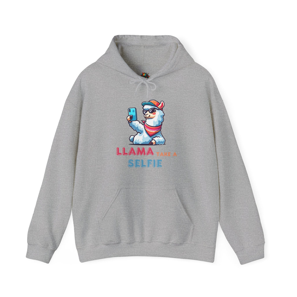 Llama Take a Selfie - Unisex Hoodie - The Drip Monster