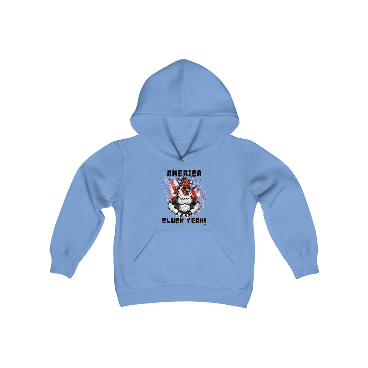 America, Cluck Yeah! - Youth Hoodie - The Drip Monster