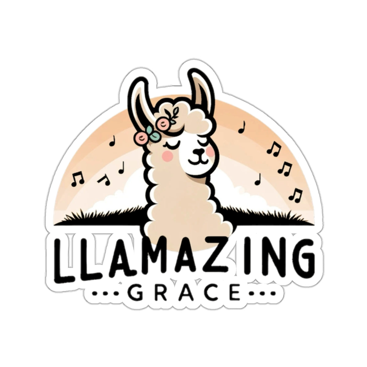 Llamazing Grace - Sticker - The Drip Monster