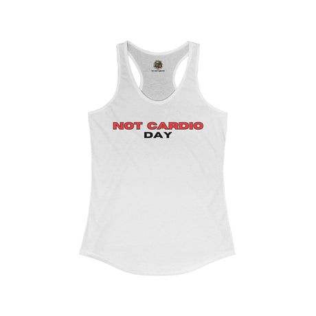 Not Cardio Day - Women's Tank-Top - The Drip Monster