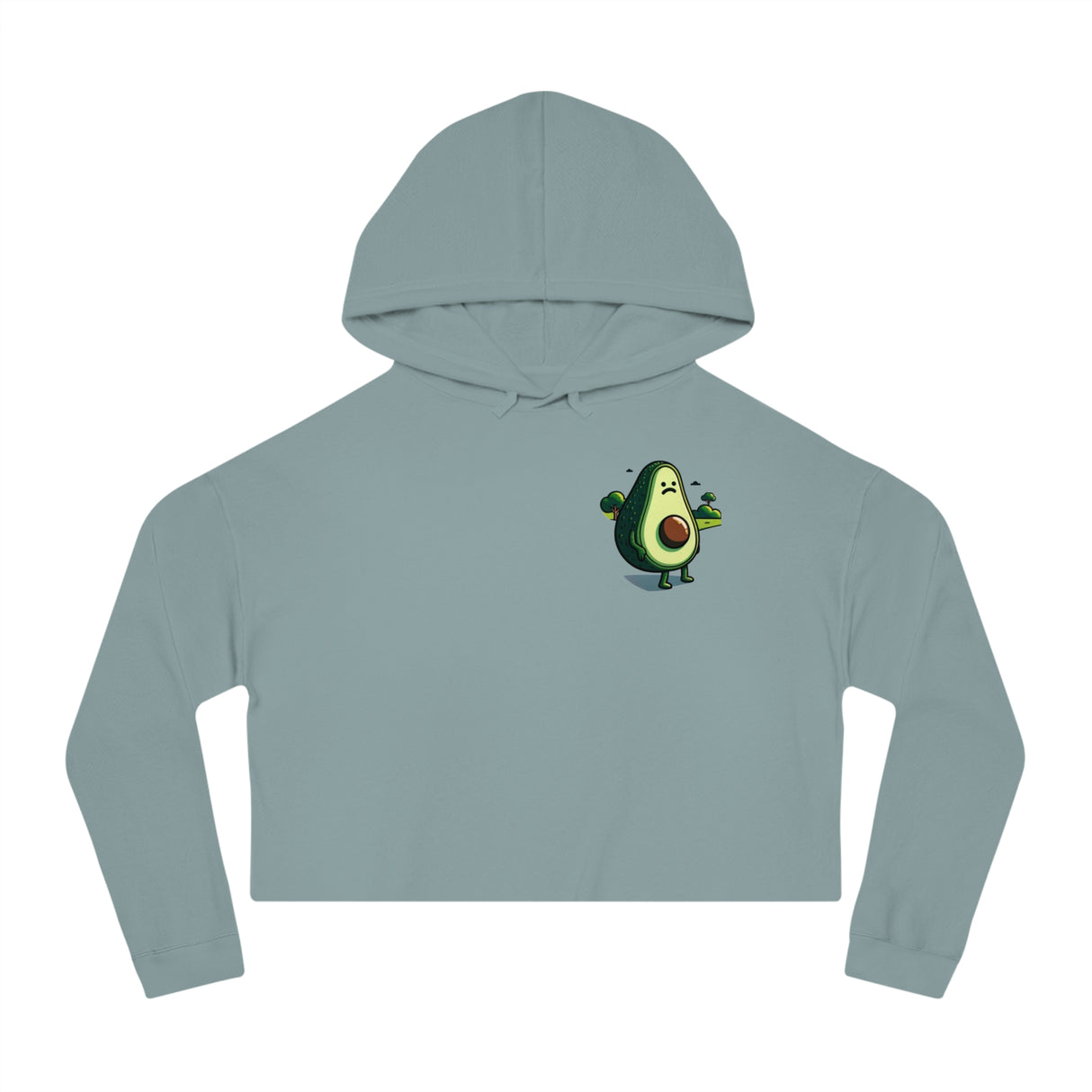 Guac in the Park - Women’s Cropped Hoodie - The Drip Monster