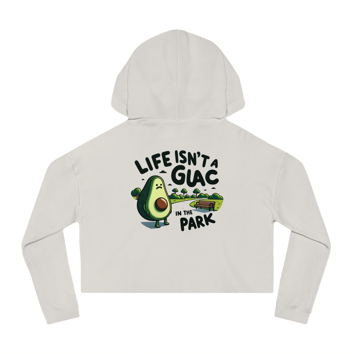 Guac in the Park - Women’s Cropped Hoodie - The Drip Monster