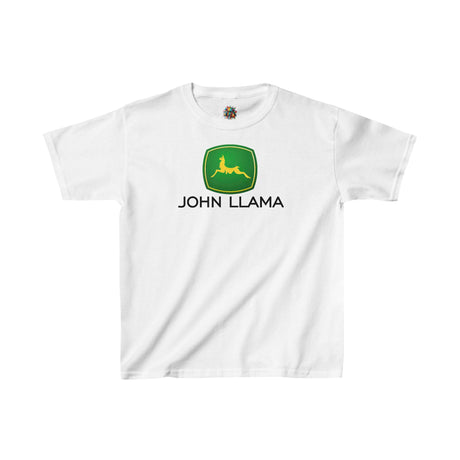 John Llama - Youth Cotton T-Shirt - The Drip Monster