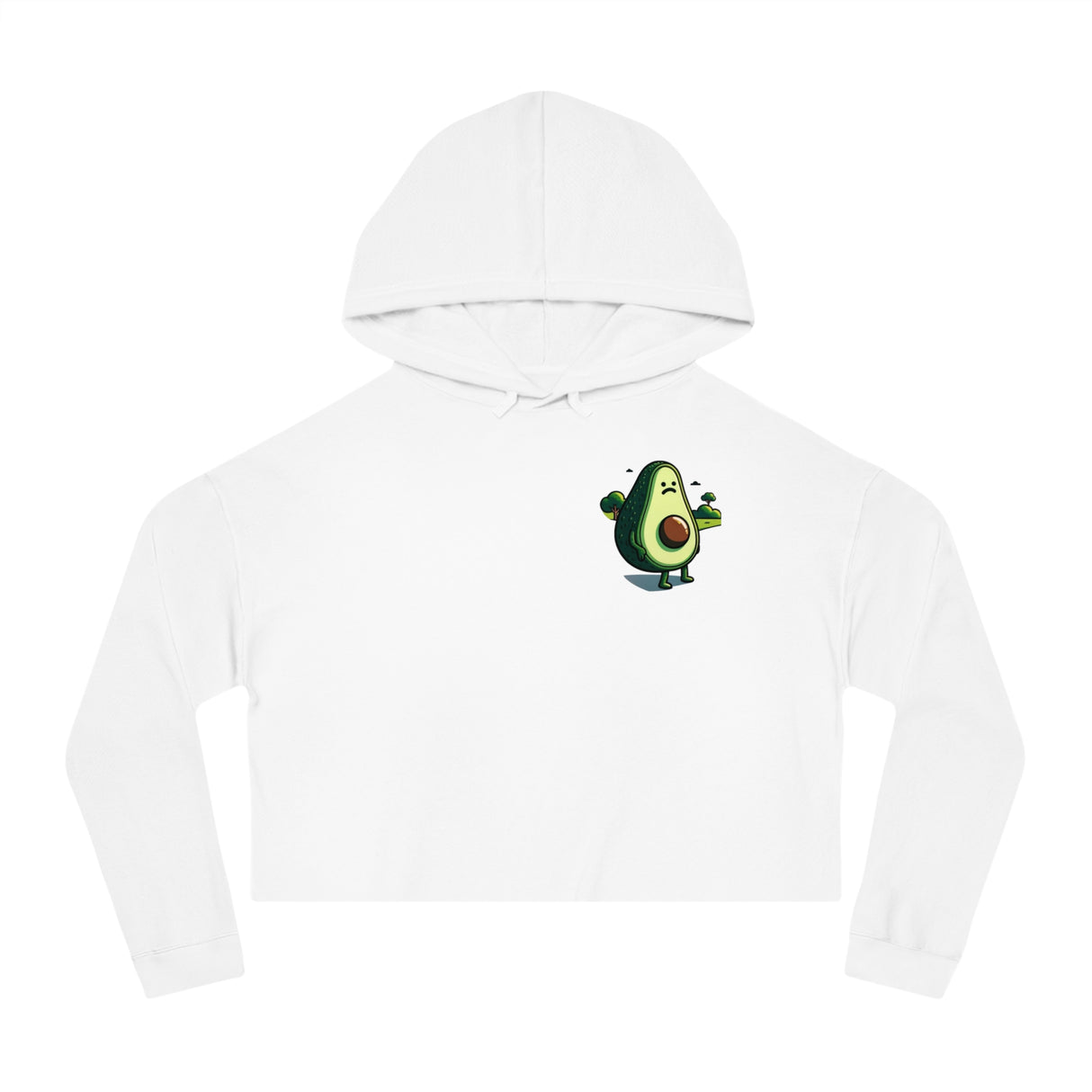 Guac in the Park - Women’s Cropped Hoodie - The Drip Monster