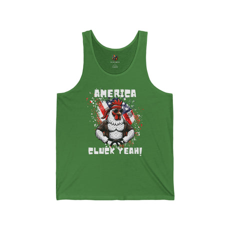 America, Cluck Yeah! - Unisex Tank-Top - The Drip Monster