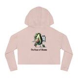 Guac of Shame - Women’s Cropped Hoodie - The Drip Monster