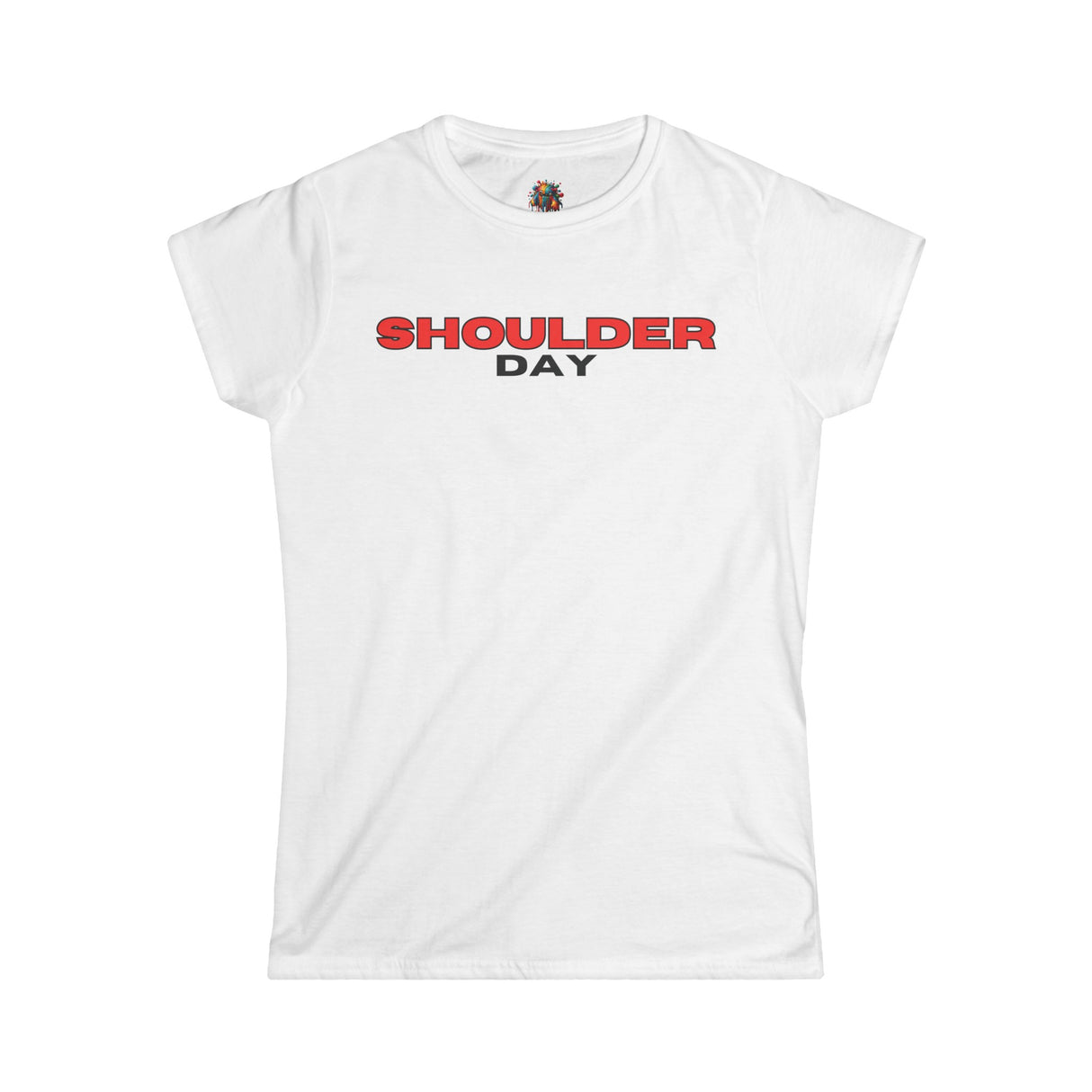 Shoulder Day - Women's Cotton T-Shirt - The Drip Monster