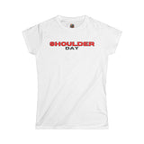 Shoulder Day - Women's Cotton T-Shirt - The Drip Monster