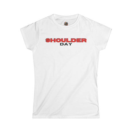 Shoulder Day - Women's Cotton T-Shirt - The Drip Monster