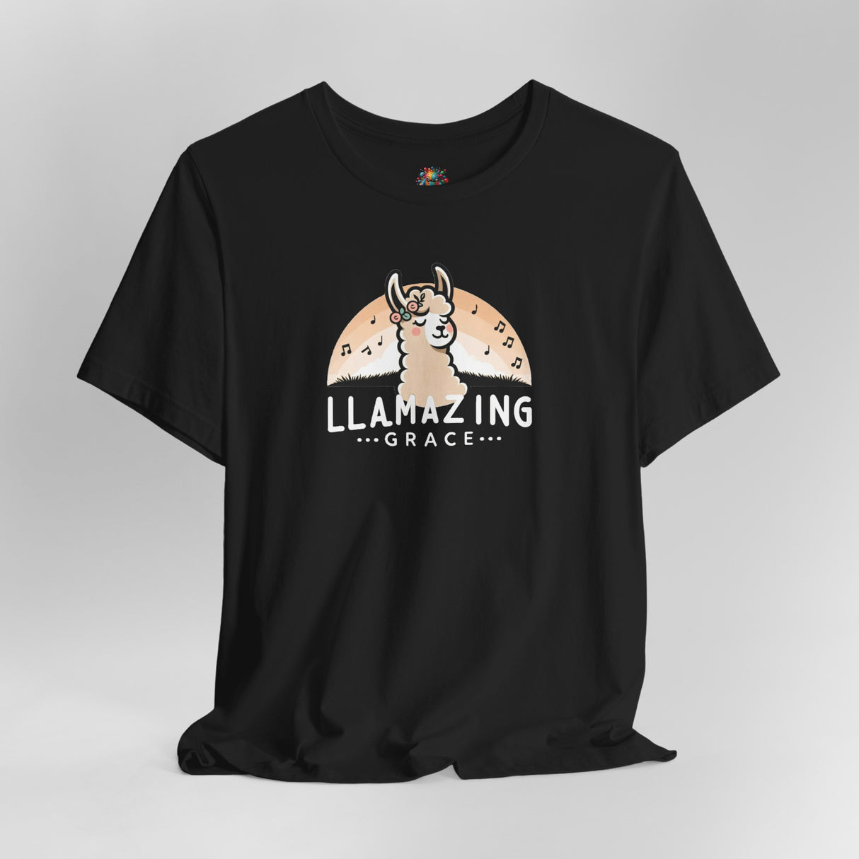 Llamazing Grace - Unisex Cotton T-Shirt - The Drip Monster