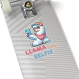 Llama Take a Selfie - Sticker - The Drip Monster