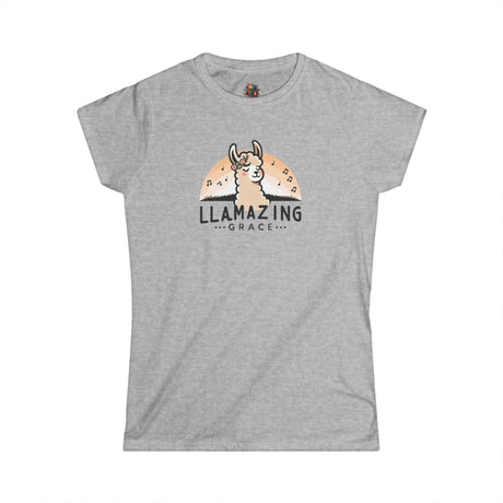 Llamazing Grace - Women's Cotton T-Shirt - The Drip Monster