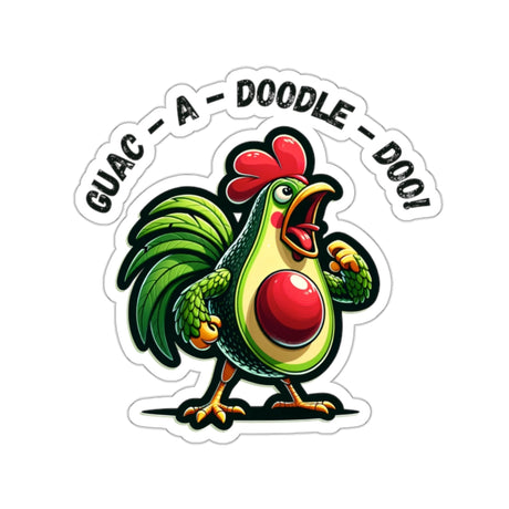 Guac-a-Doodle-Doo - Sticker - The Drip Monster