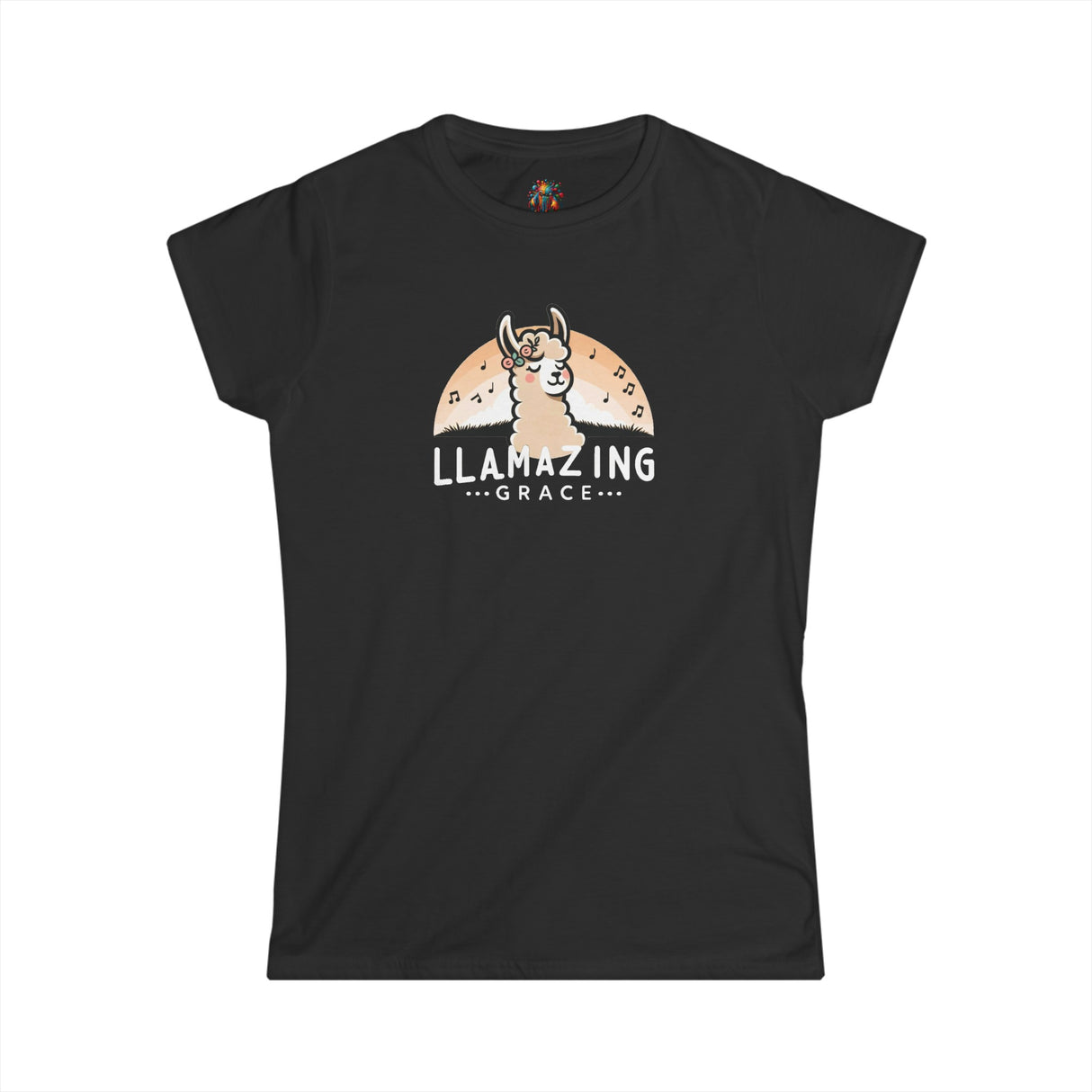 Llamazing Grace - Women's Cotton T-Shirt - The Drip Monster