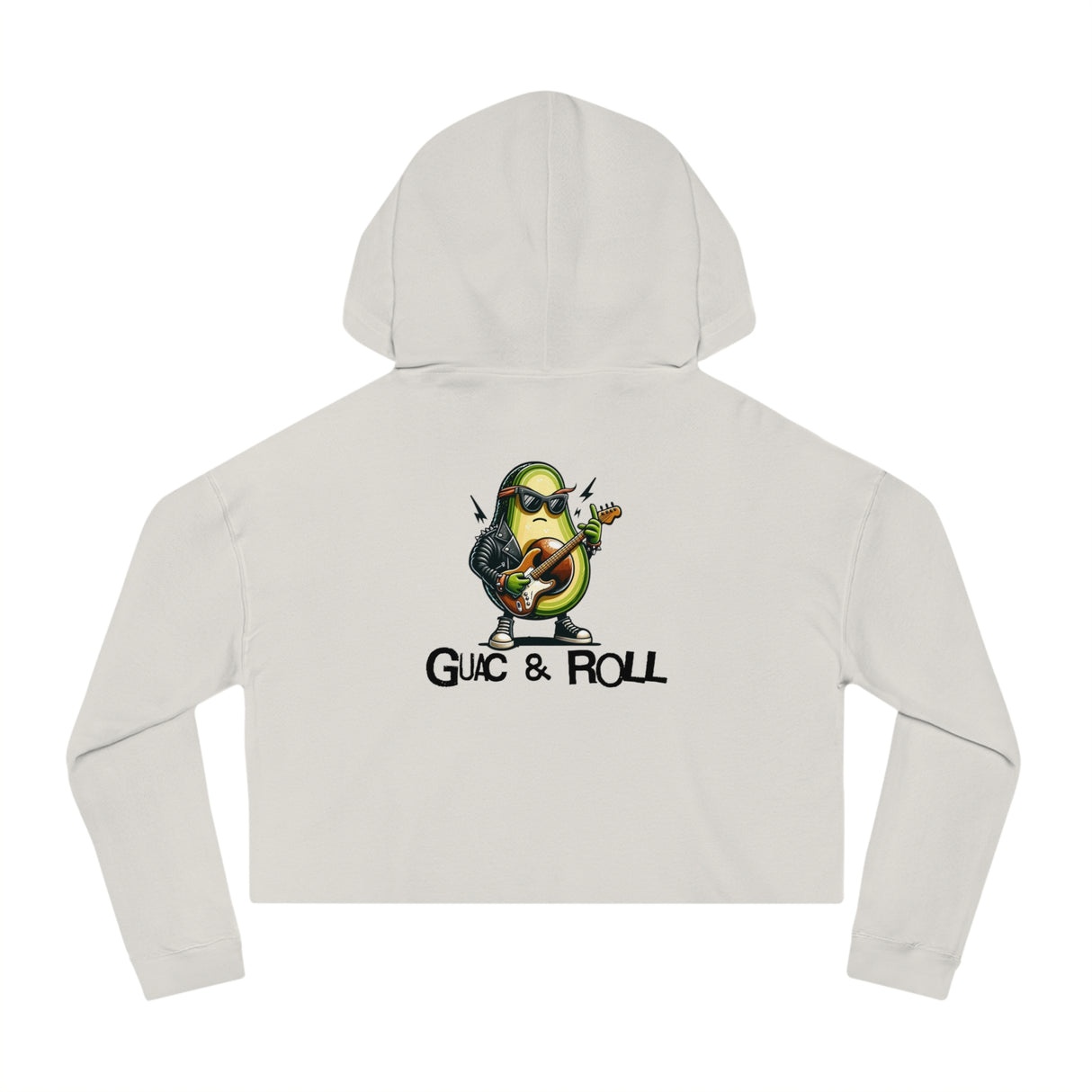 Guac & Roll - Women’s Cropped Hoodie - The Drip Monster