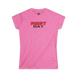 Rest Day - Women's Cotton T-Shirt - The Drip Monster