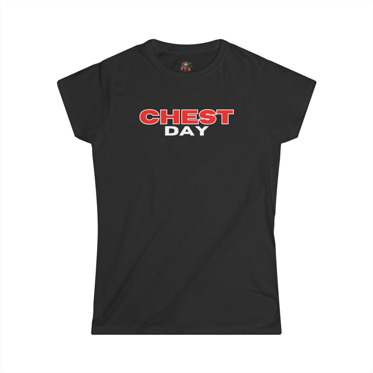 Chest Day - Women's Cotton T-Shirt - The Drip Monster