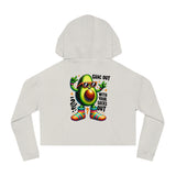 Guac Out - Women’s Cropped Hoodie - The Drip Monster