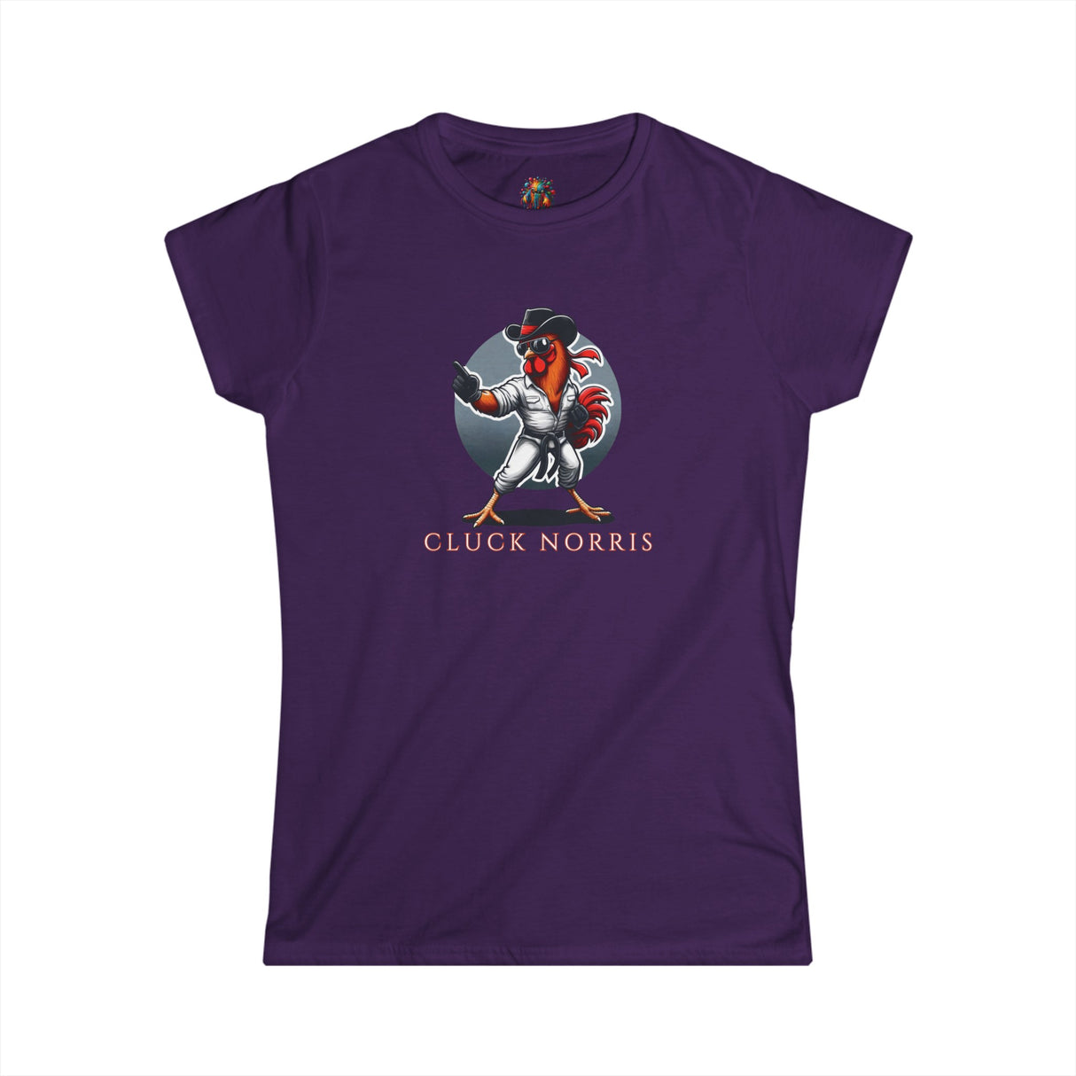 Cluck Norris - Women's Cotton T-Shirt - The Drip Monster