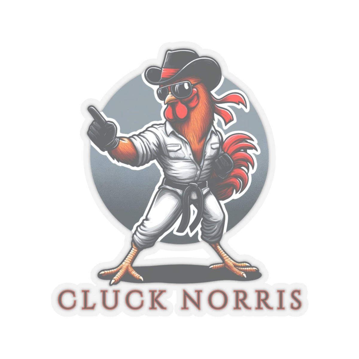 Cluck Norris - Sticker - The Drip Monster