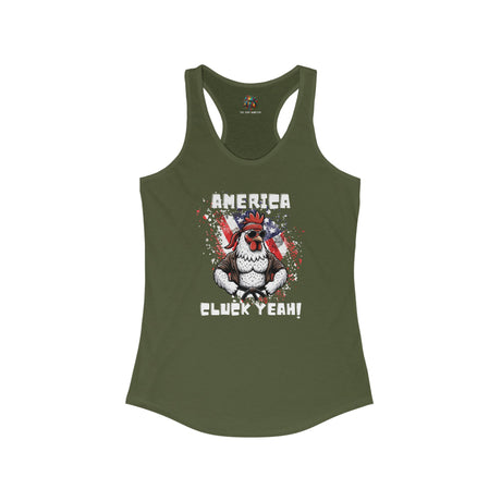 America, Cluck Yeah! - Women's Tank-Top - The Drip Monster