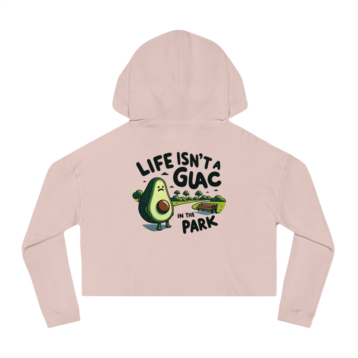 Guac in the Park - Women’s Cropped Hoodie - The Drip Monster