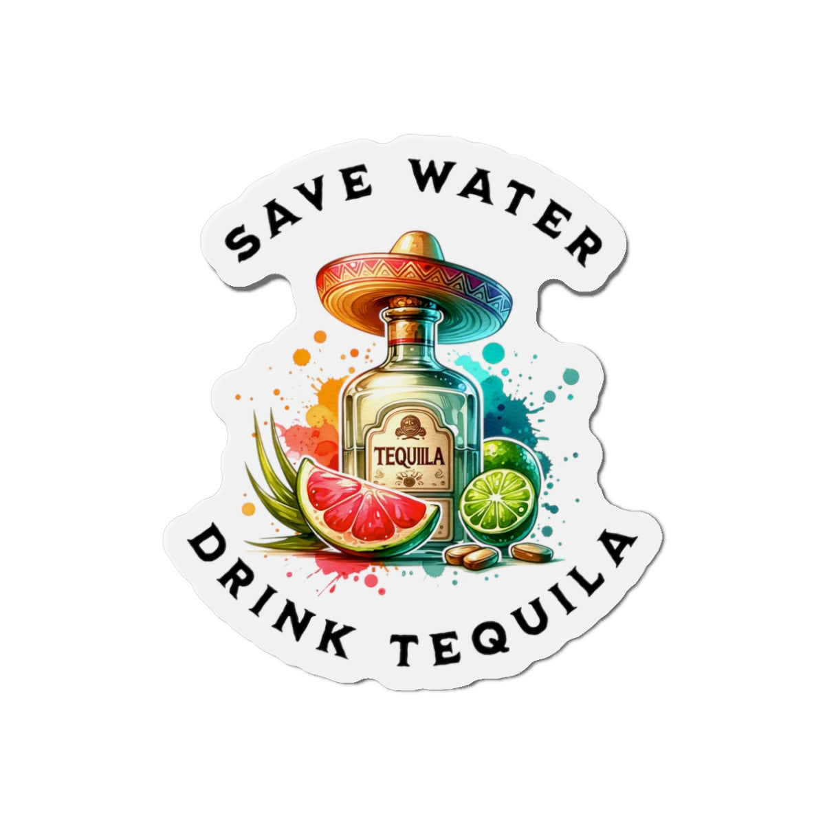 Save Water, Drink Tequila - Magnet - The Drip Monster