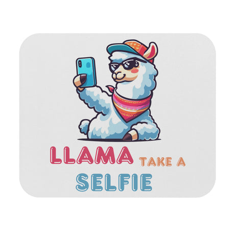 Llama Take a Selfie - Mouse Pad - The Drip Monster