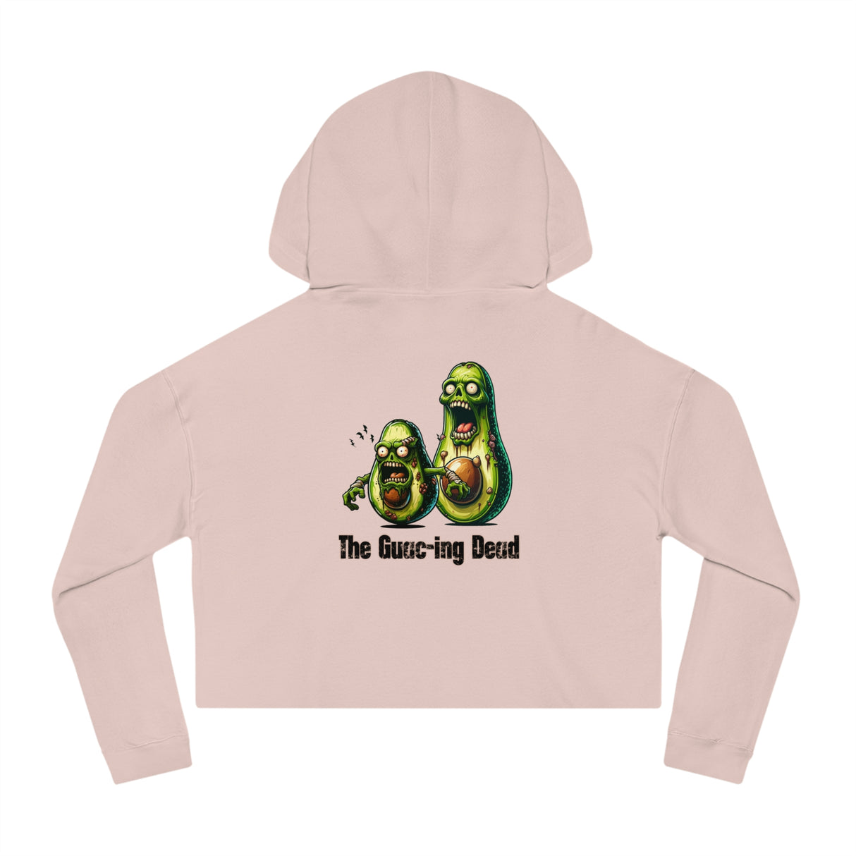 The Guac-ing Dead - Women’s Cropped Hoodie - The Drip Monster