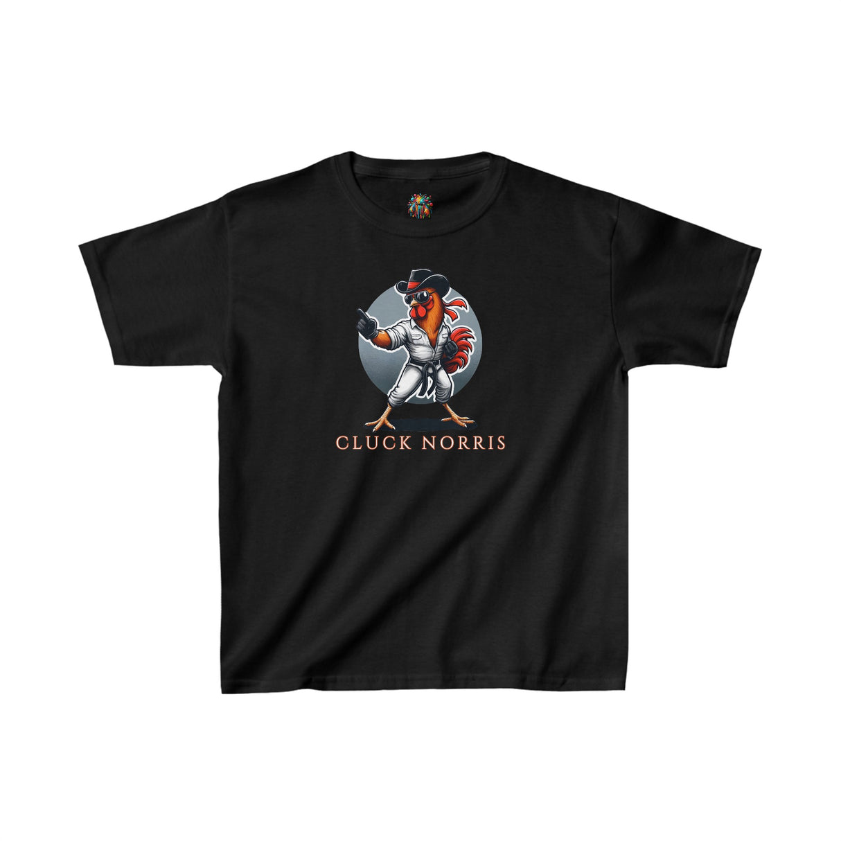 Cluck Norris - Youth Cotton T-Shirt - The Drip Monster