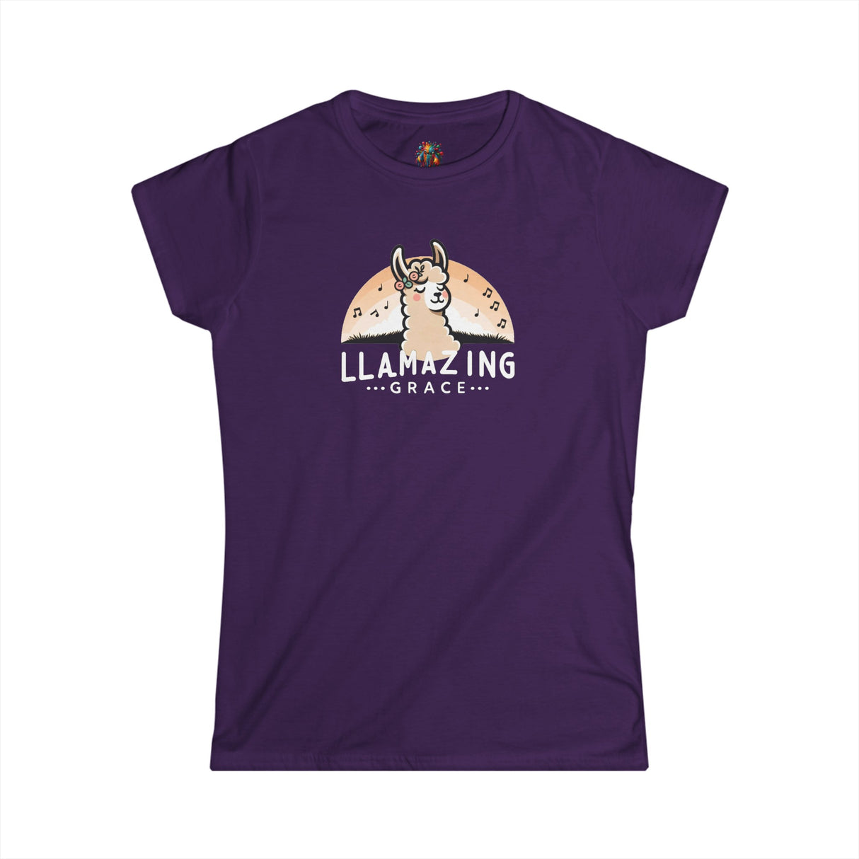 Llamazing Grace - Women's Cotton T-Shirt - The Drip Monster