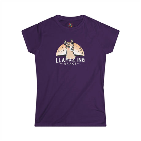 Llamazing Grace - Women's Cotton T-Shirt - The Drip Monster