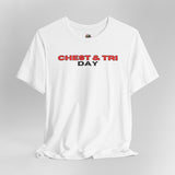 Chest & Tri Day - Unisex Cotton T-Shirt - The Drip Monster