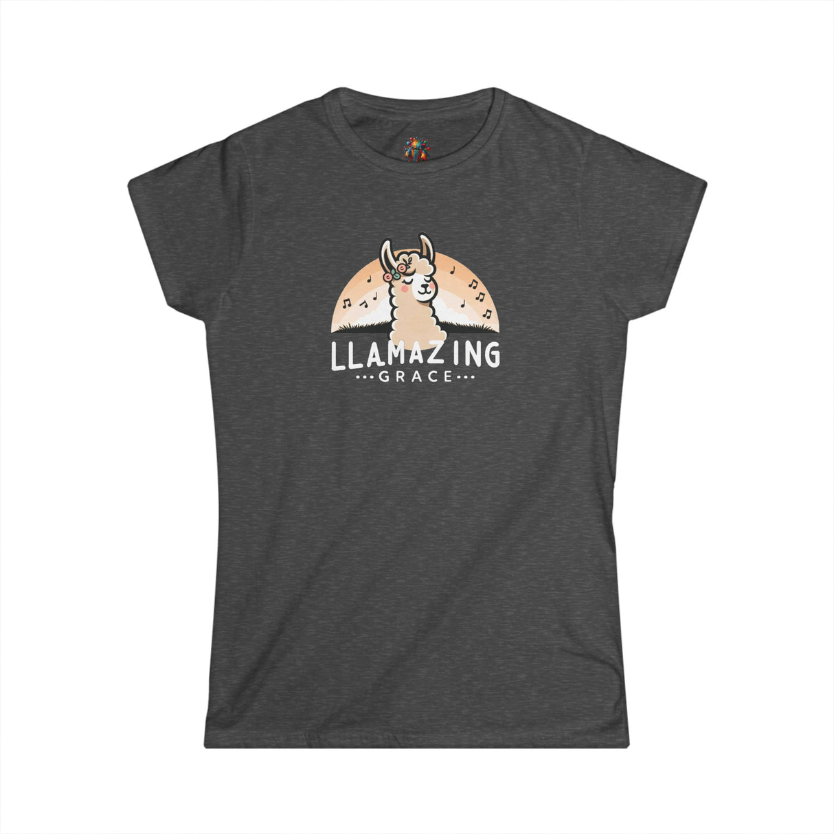 Llamazing Grace - Women's Cotton T-Shirt - The Drip Monster