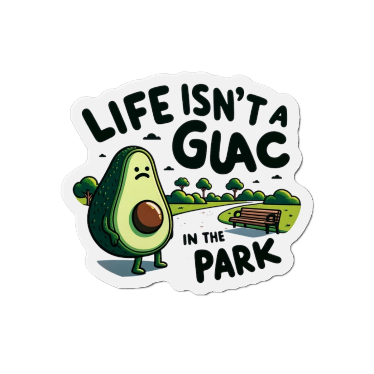 Guac in the Park - Magnet - The Drip Monster