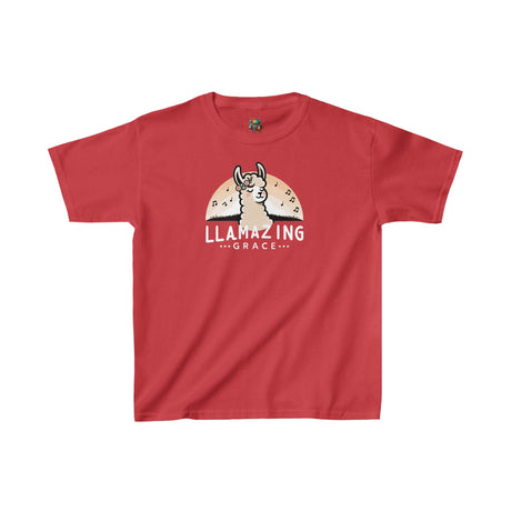 Llamazing Grace - Youth Cotton T-Shirt - The Drip Monster