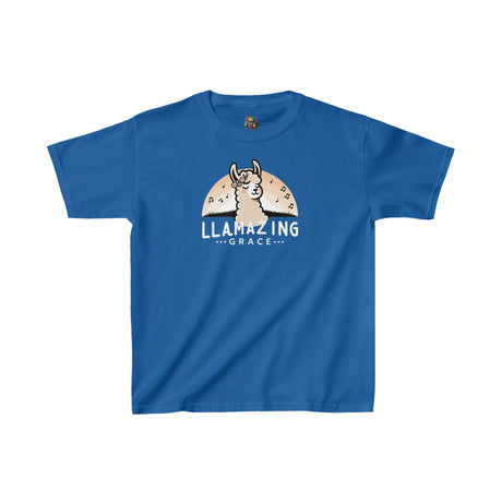 Llamazing Grace - Youth Cotton T-Shirt - The Drip Monster