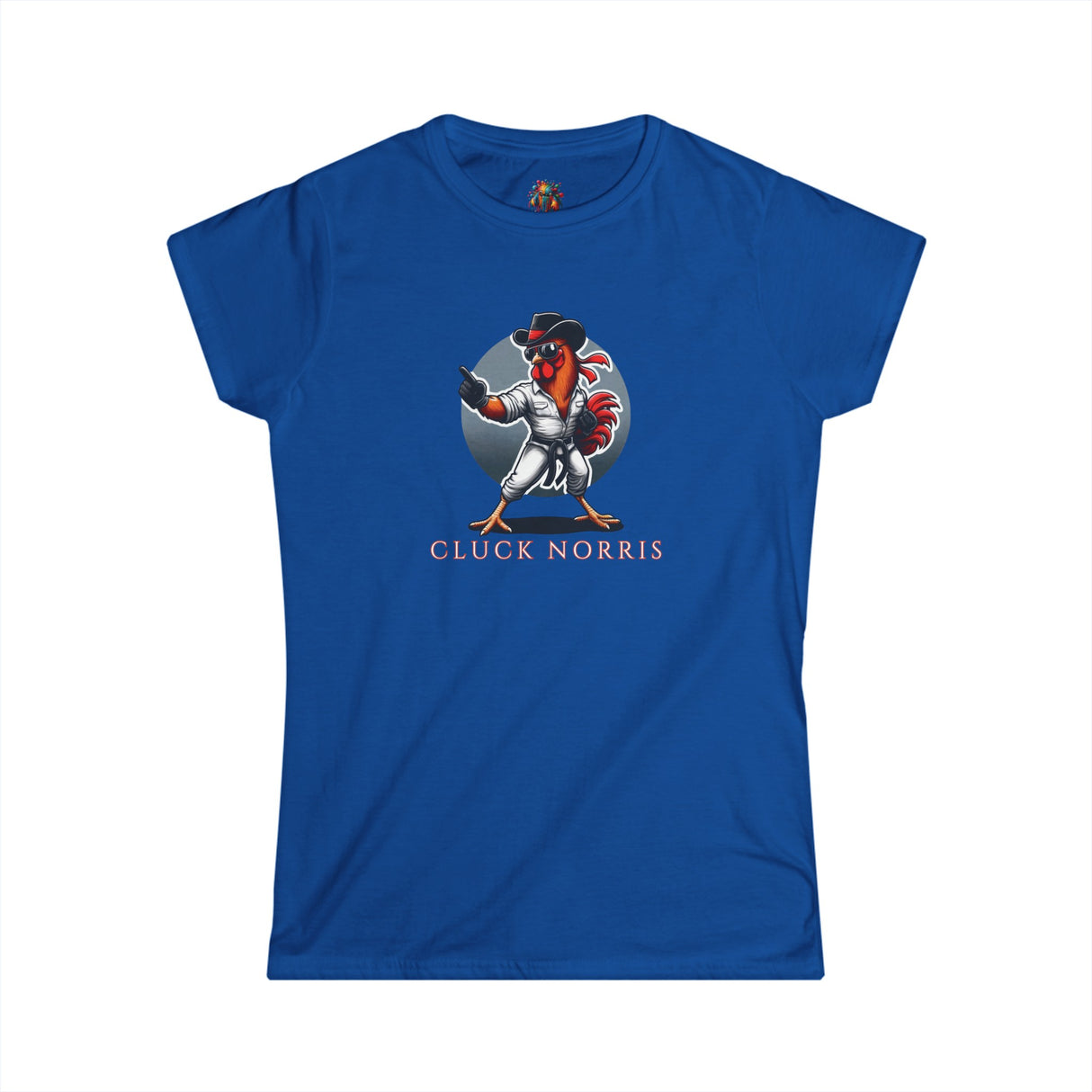 Cluck Norris - Women's Cotton T-Shirt - The Drip Monster