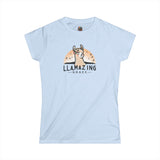 Llamazing Grace - Women's Cotton T-Shirt - The Drip Monster