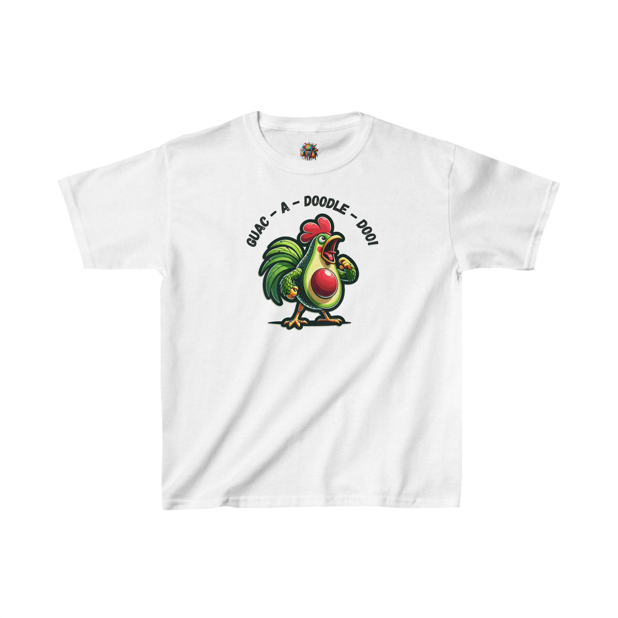 Guac-a-Doodle-Doo - Youth Cotton T-Shirt - The Drip Monster