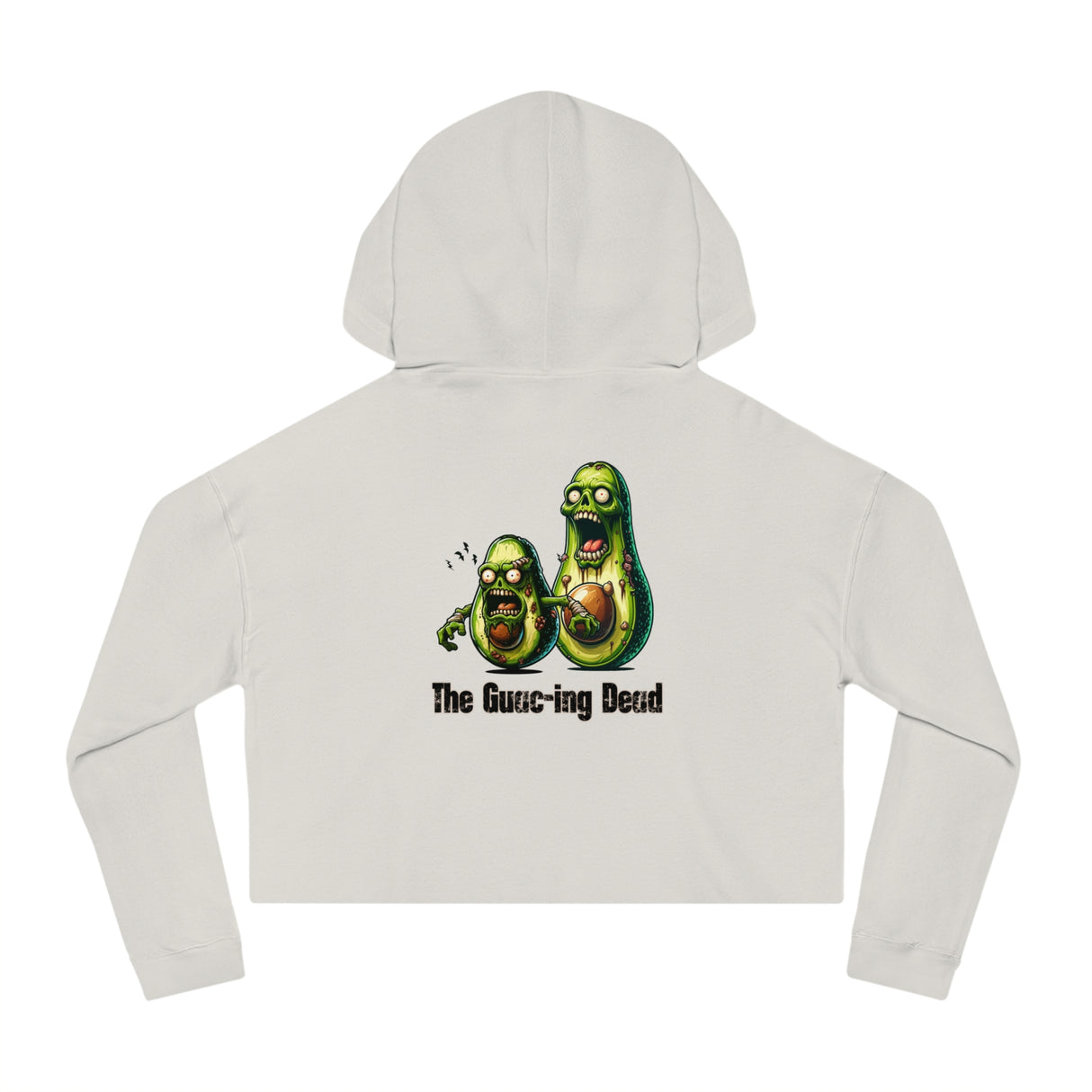 The Guac-ing Dead - Women’s Cropped Hoodie - The Drip Monster