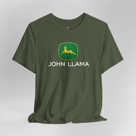 John Llama - Unisex Cotton T-Shirt - The Drip Monster