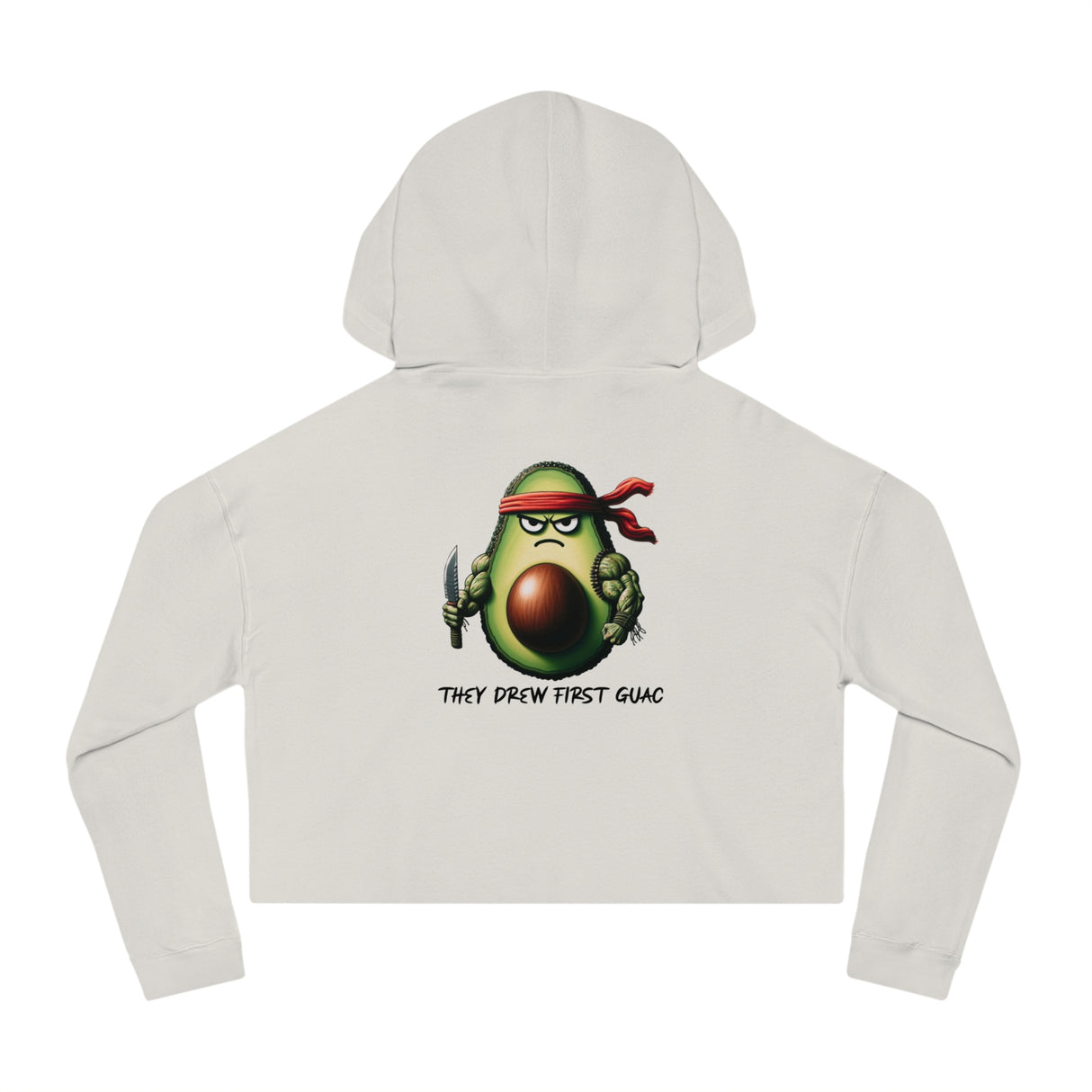 First Guac - Women’s Cropped Hoodie - The Drip Monster