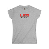 Leg Day - Women's Cotton T-Shirt - The Drip Monster