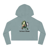 Guac of Shame - Women’s Cropped Hoodie - The Drip Monster